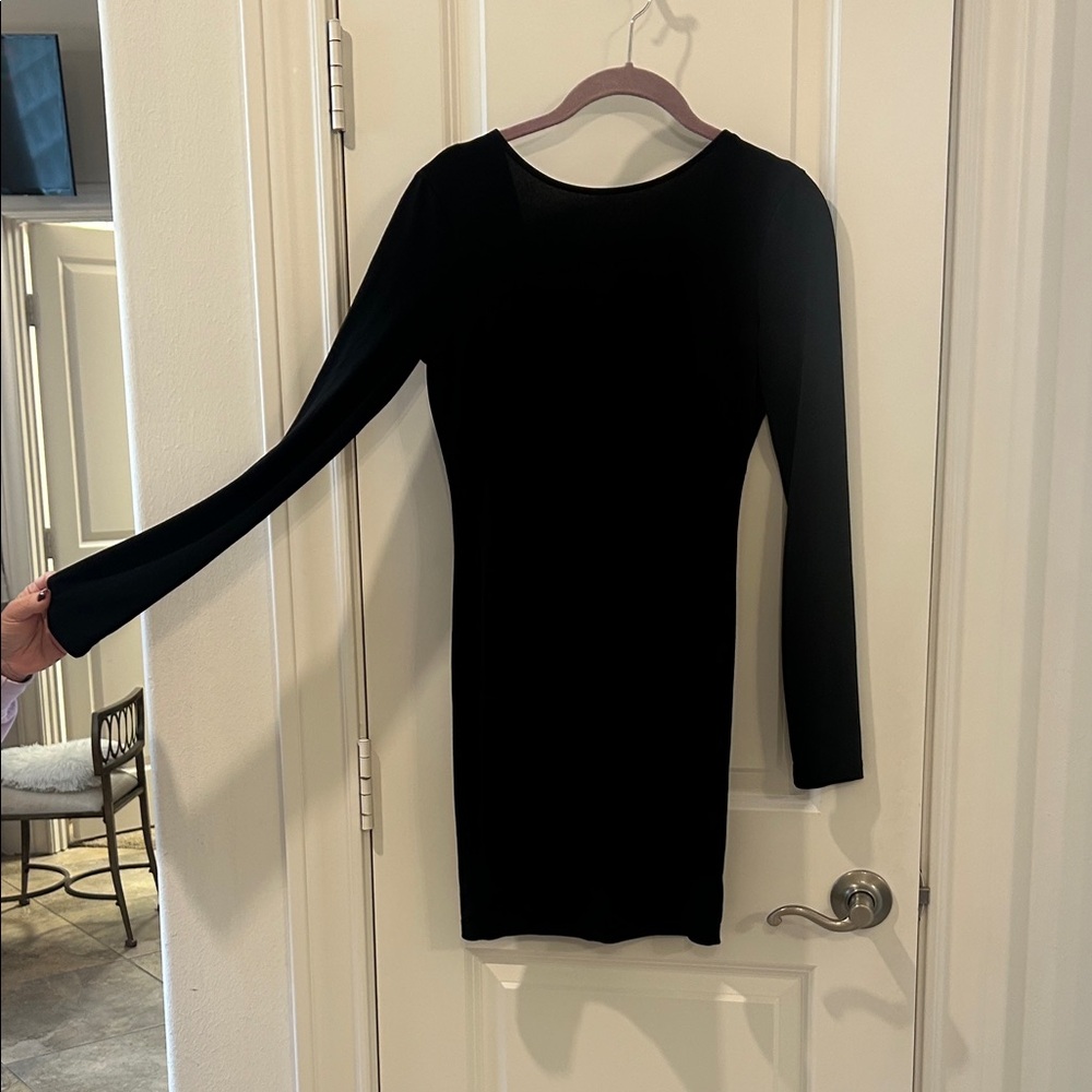 Like new BCBG Black Long Sleeve Dress